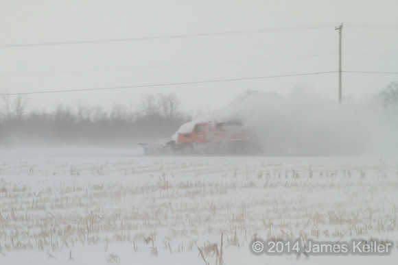 Snow Plow on Okemos Road