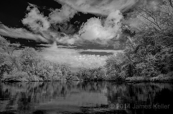 Kalamazoo River Infrared.