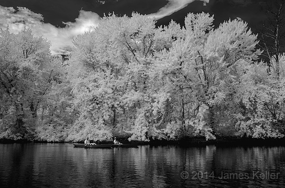 Kalamazoo River Infrared.