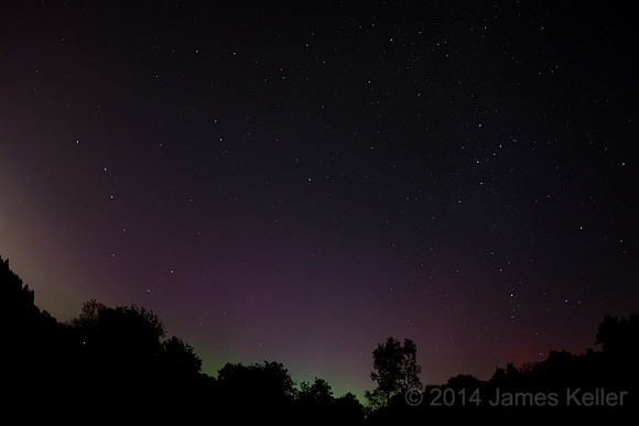Northern Lights Over Okemos 2013