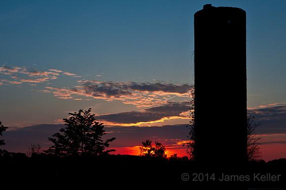 Silo Sunset