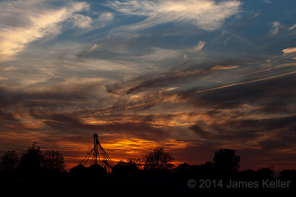 MSU Farm Sunset 2