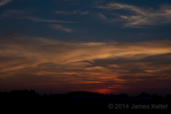 MSU Sunset on South Campus