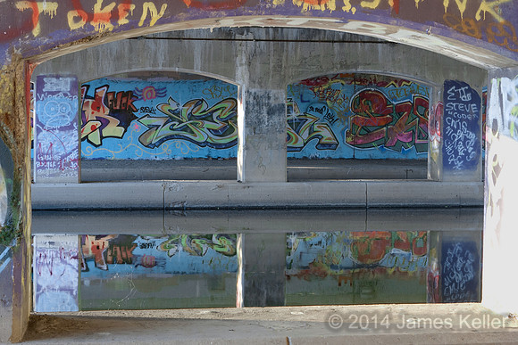 Farm Lane Bridge Graffiti 1