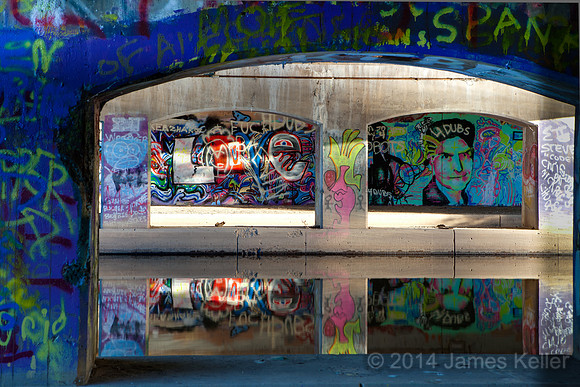 Farm Lane Bridge Graffiti 2